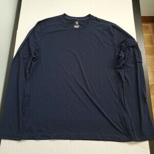 MPG‎ Long Sleeve Shirt Navy Blue Size L Large